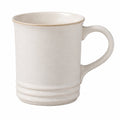Mug 400 ml 10.5 cm en céramique beige moucheté style rustique